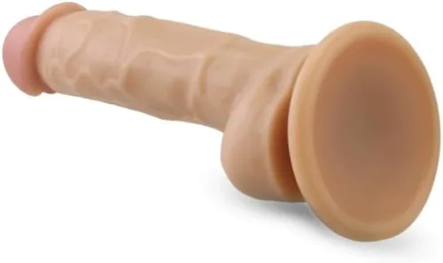 Vista 5 de Varita de placer curvada delgada 7.2 ultra suave con base de succión fuerte DM41023