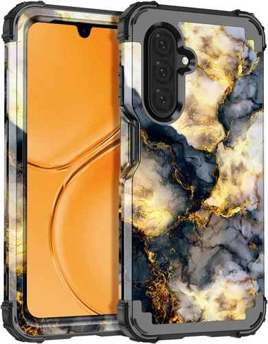 Vista 79 de Casetego Funda para Galaxy A16 5G, Tres Capas de Alta Resistencia Robusta a Prueba de Golpes, Protección Completa Rugosa de PC Duro + Parachoques