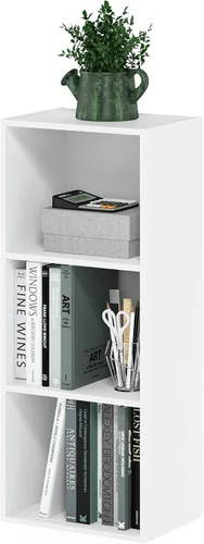Vista 40 de Furinno PASIR - Estantería de libros de 2 niveles, estantería moderna de 9 x 12 x 21, estanterías abiertas para sala de estar, dormitorio, oficina