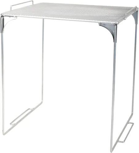 Vista 19 de Estante organizador de casillero apilable extra para casillero escolar, organizador de armario de almacenamiento, accesorios adecuados para la Negro