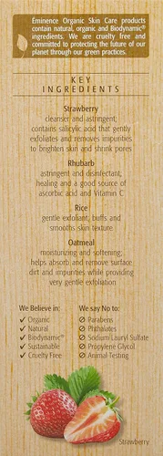 Vista 10 de Eminence, dermaexfoliante de ruibarbo y fresa, 4.2 onzas