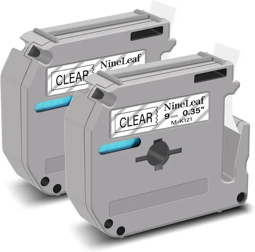 Vista 35 de NineLeaf Cinta de etiquetas de repuesto compatible para Brother P-Touch M-Tape M521 MK521 M-K521 funciona con Ptouch PT-M95 PT-90 PT70 PT-65 PT85