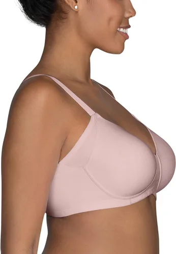 Vista 2 de Vanity Fair Women's Full Figure Wireless Bra, Extended Side & Back Smoothing, Lightly Lined Cups Up to DDD