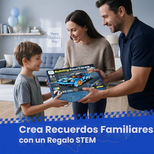Vista 7 de Sillbird Kit de construcción de robot de coche con control remoto, regalos