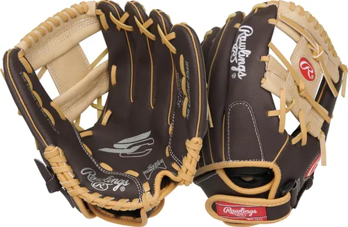 Vista 14 de Rawlings Guante de béisbol y sóftbol Sure Catch Modelos de T-Ball, para jóvenes y adultos recreativos Múltiples tallas y estilos