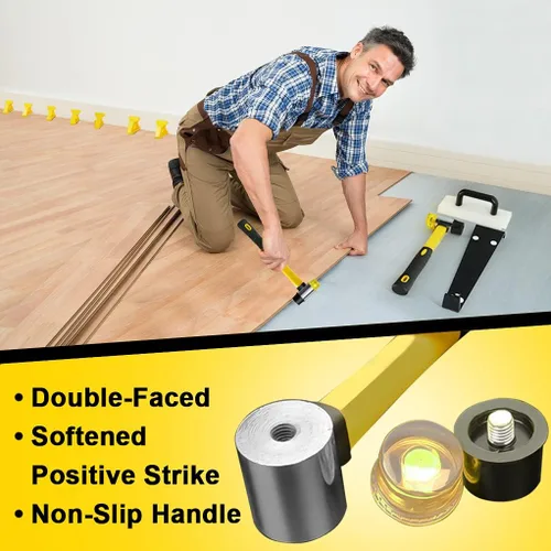 Vista 7 de NACCOO Herramientas de suelo laminado, kit de instalación de piso 4 en 1