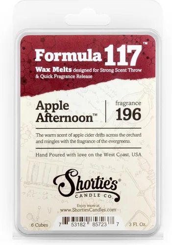 Vista 6 de Shortie's Candle Company Paquete variado de cera de manzana para derretir – Cosecha de manzana, manzana caramelo, tarde de manzana – Fórmula 117-3