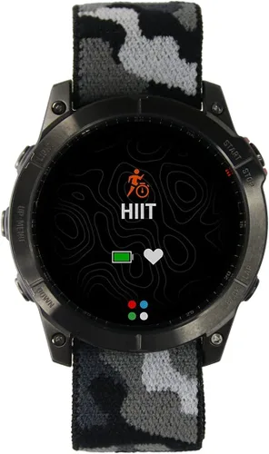 Vista 6 de LDFAS Fenix 8/7/6/5 Plus, correas de nailon de ajuste ultra fácil de 0.866 in compatibles con Garmin Fenix E/7/6 Pro/5/Epix (Gen 2)/Quatix