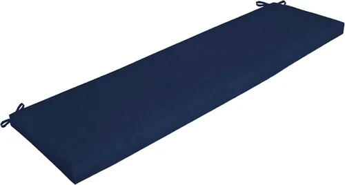 Vista 13 de Arden - Cojín de banco para exteriores, 46 x 17 pulgadas, rayas color negro Raya Cabana Negra