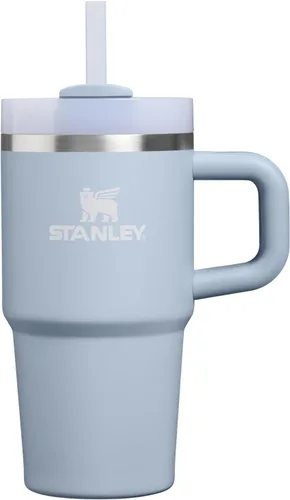 Vista 78 de STANLEY Quencher H2.0 Vaso Térmico con asa y pajilla, 64 onzas, tapa Flowstate de 3 posiciones, gran capacidad para viajes y deportes, vaso de acero