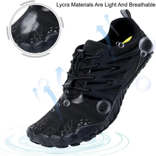 Vista 3 de Centipede Demon - Zapatos de agua para natación para mujeres y hombres, de secado rápido, descalzos, tenis acuáticos para playa, senderismo, buceo