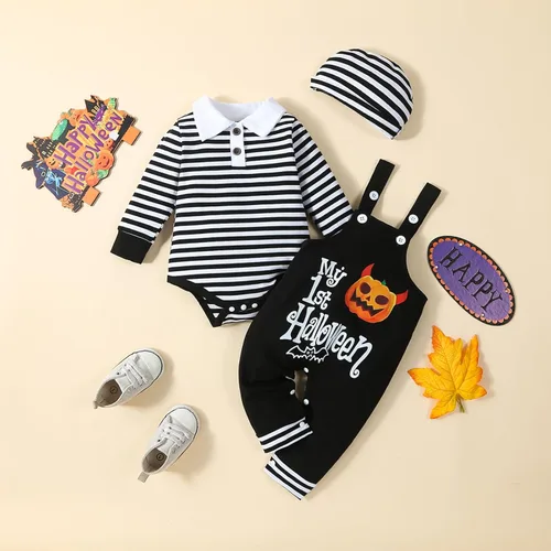 Vista 7 de Trajes de Halloween para bebé, divertidos trajes de payaso pirata, ropa de Halloween para bebés, ropa de otoño e invierno