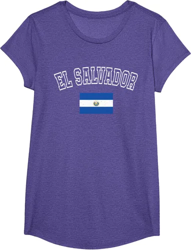 Vista 20 de Camiseta vintage con diseño de la bandera de El Salvador