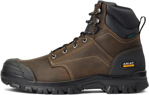 Vista 2 de ARIAT Botas de trabajo impermeables Treadfast de 6 pulgadas para hombre