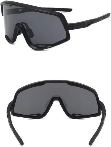Vista 5 de Gafas de equitación polarizadas para ciclismo y deportes al aire libre, color amarillo