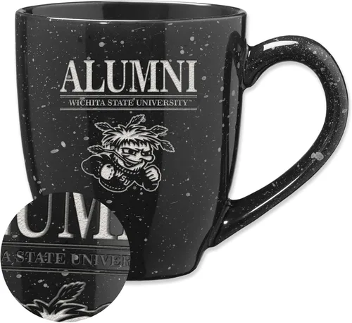 Vista 83 de Rico Industries NCAA Illinois Fighting Illini Alumni - Taza de café de cerámica moteada grabada con láser de 16 onzas