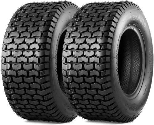 Vista 9 de MaxAuto 2 neumáticos de césped de 11 x 4 x 5 11 x 4.00-5 para césped y jardín, podadora de carrito de golf, P512 LRA 11X4-5 Front Mower Tires