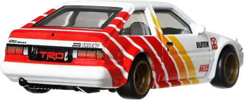 Vista 4 de Hot Wheels Vehículos de leyendas del circuito cultural del automóvil para niños de 3 años en adelante, colección premium de vehículos a escala 1:64