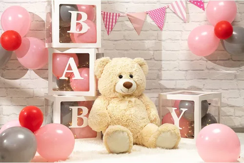 Vista 5 de HollyHOME Oso de peluche grande para cumpleaños y día de San Valentín, peluche para niños y novia, 36 pulgadas, color beige
