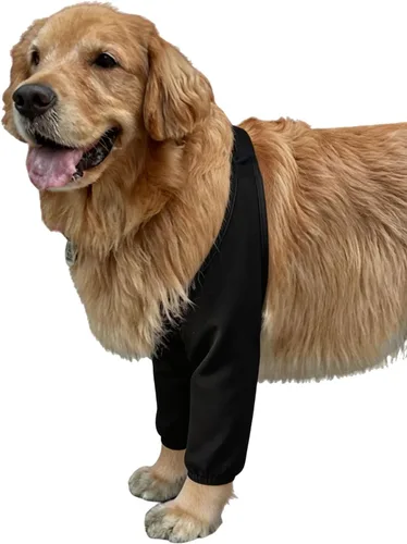 Vista 10 de HDKUW Protector de codo de perro para callos, funda de recuperación de articulaciones de perro para evitar lamer heridas, coderas con almohadilla