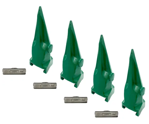 Vista 7 de Cubo de excavadora solo diente de roca de tigre con pin, compatible con ESCO Super V39 Series - V39VY (1)