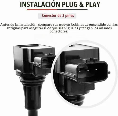 Vista 5 de Paquete de bobinas de encendido para L4 Nissan Altima Sentra (07-18), UF549