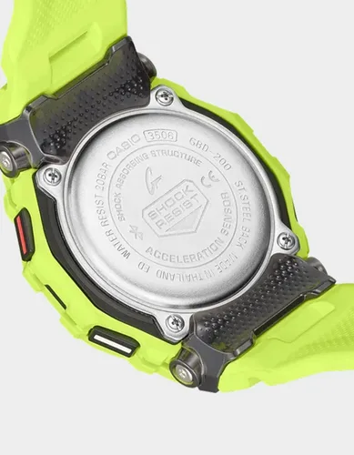 Vista 3 de Casio G-Shock G-Squad Move Reloj de fitness con correa de resina verde lima conectada digital GBD200-9 Digital