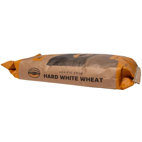 Vista 6 de Wheat Montana: Prairie Gold: bayas de trigo - Bolsa a granel de 50 libras - 100% trigo de primavera blanco duro entero, sin OMG, sin glifosato