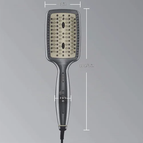 Vista 3 de Conair Infiniti Pro, cepillo alisador de cerámica con infusión de diamante, Negro