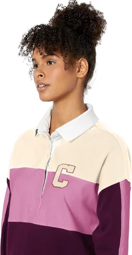 Vista 2 de Champion Camiseta corta de rugby con cuello para mujer