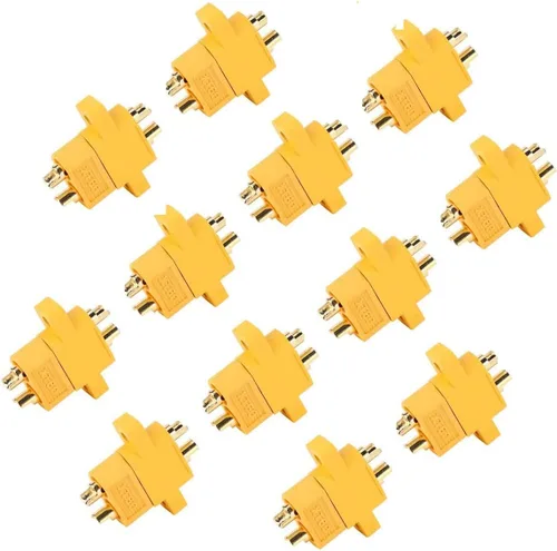 Vista 3 de 10 pares XT60E-M+XT60 montables macho hembra conector de enchufe duradero para RC modelo multicopter