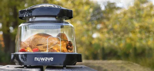 Vista 7 de NuWave Oven Pro Plus con anillo de extensión de acero inoxidable