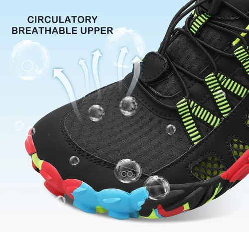 Vista 3 de SKASO Zapatos de agua para hombres y mujeres, zapatos descalzos de secado rápido, zapatos acuáticos ligeros con agujeros de ventilación