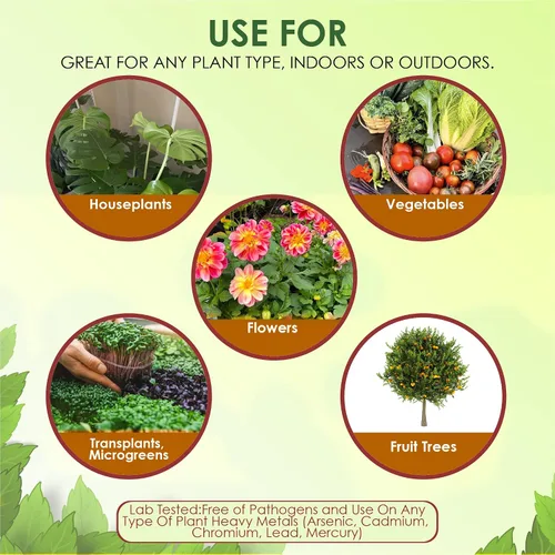 Vista 2 de VermisTerra Vitality - Alimento para plantas de interior y plantas de interior, fertilizante equilibrado de la madre tierra, orgánico, esquejes