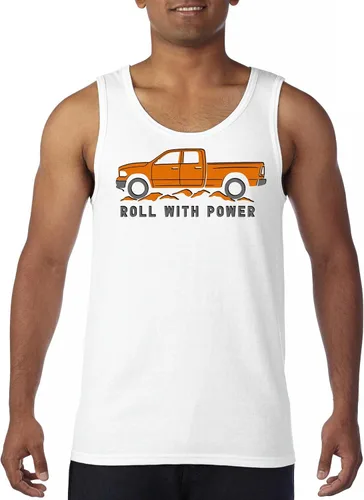 Vista 116 de Tee Hunt Camisetas gráficas y camisetas sin mangas para hombre Roll with Power Pickup Truck