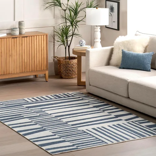 Vista 8 de nuLOOM Versa Collection - Alfombra reversible de 4 x 6 pies, lavable a máquina, resistente a las manchas, fácil almacenamiento, certificado
