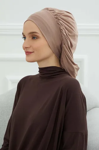 Vista 2 de Aisha's Design Turbante instantáneo para mujer, 95% algodón, bufanda para la cabeza, gorro para dormir