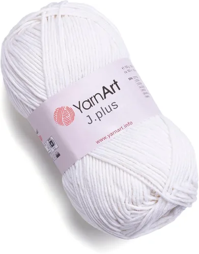 Vista 51 de YarnArt Jeans Plus - Hilo de mezcla de algodón suave, 100g (3.5 onzas), 160m (174 yardas), 55% algodón, 45% acrílico, grosor medio #4, ideal