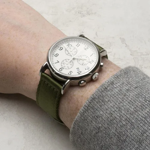 Vista 3 de Benchmark Basics Correa de reloj de liberación rápida, correa de nailon impermeable de alta calidad para hombres y mujeres, compatible con relojes
