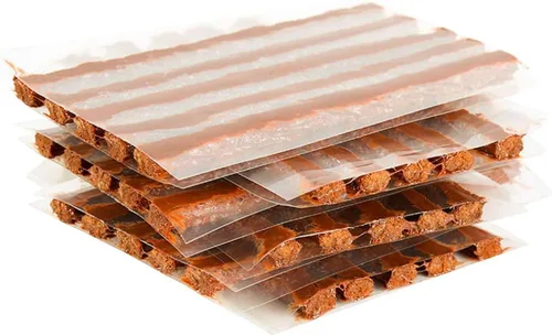 Vista 5 de ESUPPORT 50 tapones para reparación de neumáticos, reparación de neumáticos, tira de sellado de goma, sin cámara, reparación de pinchazos
