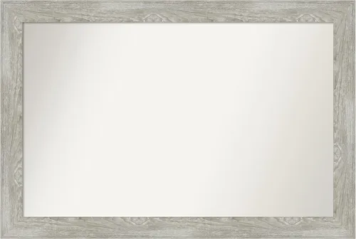 Vista 196 de Amanti Art Espejo personalizado, espejo de baño Alexandria Greywash, espejo de pared o espejo de tocador de baño sobre el fregadero