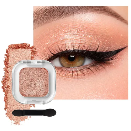 Vista 11 de Sombra de ojos mate individual, Sombra de ojos blanco hueso, Polvo ligero ultrafino, Sombra de ojos con base de imprimación iluminadora, Alto