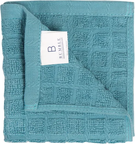 Vista 3 de Bumble - Toallas de cocina y paños de cocina (8 unidades) Toallas de cocina 100% algodón 12 x 12 pulgadas 405 GSM Trapos suaves, altamente