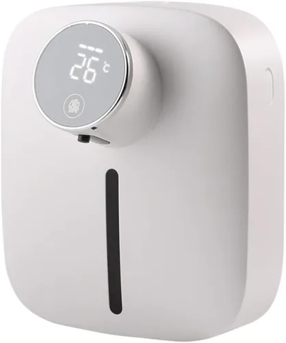 Vista 10 de Dispensador automático de jabón para manos, dispensador de jabón de manos espumoso sin contacto, contenedor de jabón para manos, para baño, cocina