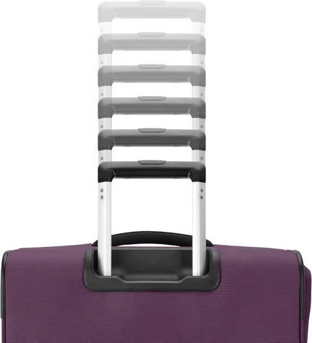 Vista 5 de Samsonite Element 3-PC Soft Side 21/25/29 (De Mano, Mediano, Grande a Cuadros), Ligero Expandible Equipaje Set 2 Bolsillos Delanteros y Laterales