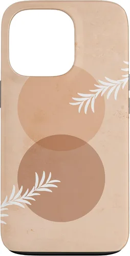 Vista 10 de iPhone 16 Moon Phases Plant Boho Beige Terracotta Bohemian Aesthetic Case