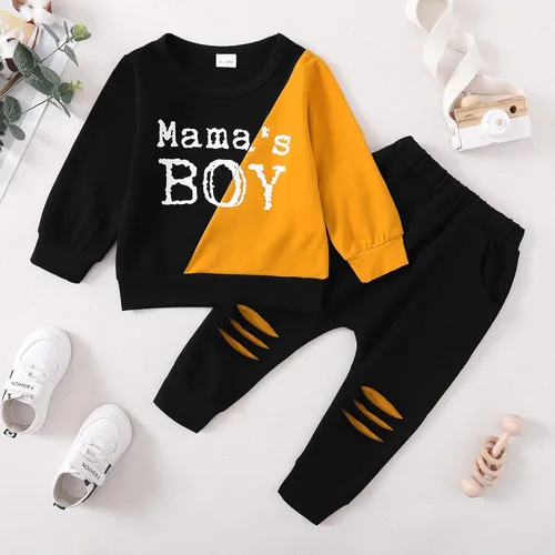 Vista 7 de KIMI BEAR Ropa para niño pequeño, traje de bebé, sudadera de algodón para niños, sudadera de algodón, ropa de otoño e invierno para niños