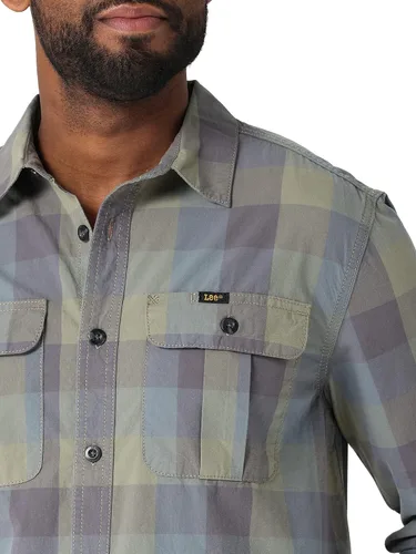 Vista 3 de Lee Camisa de manga larga de ajuste relajado para hombre