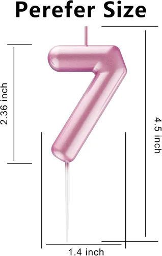 Vista 234 de Velas de número 9 arcoíris con número 3D para decoración de fiesta de pastel de cumpleaños, suministros de celebración de aniversario de boda