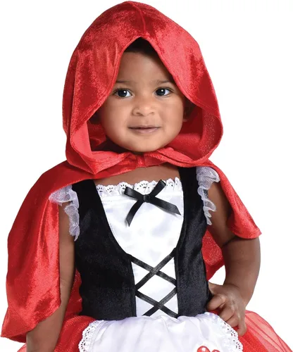 Vista 3 de Party City Disfraz de Halloween de Little Red Riding para bebés, Varios